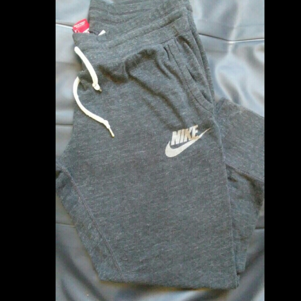 Dark Grey Nike Ankle Joggers